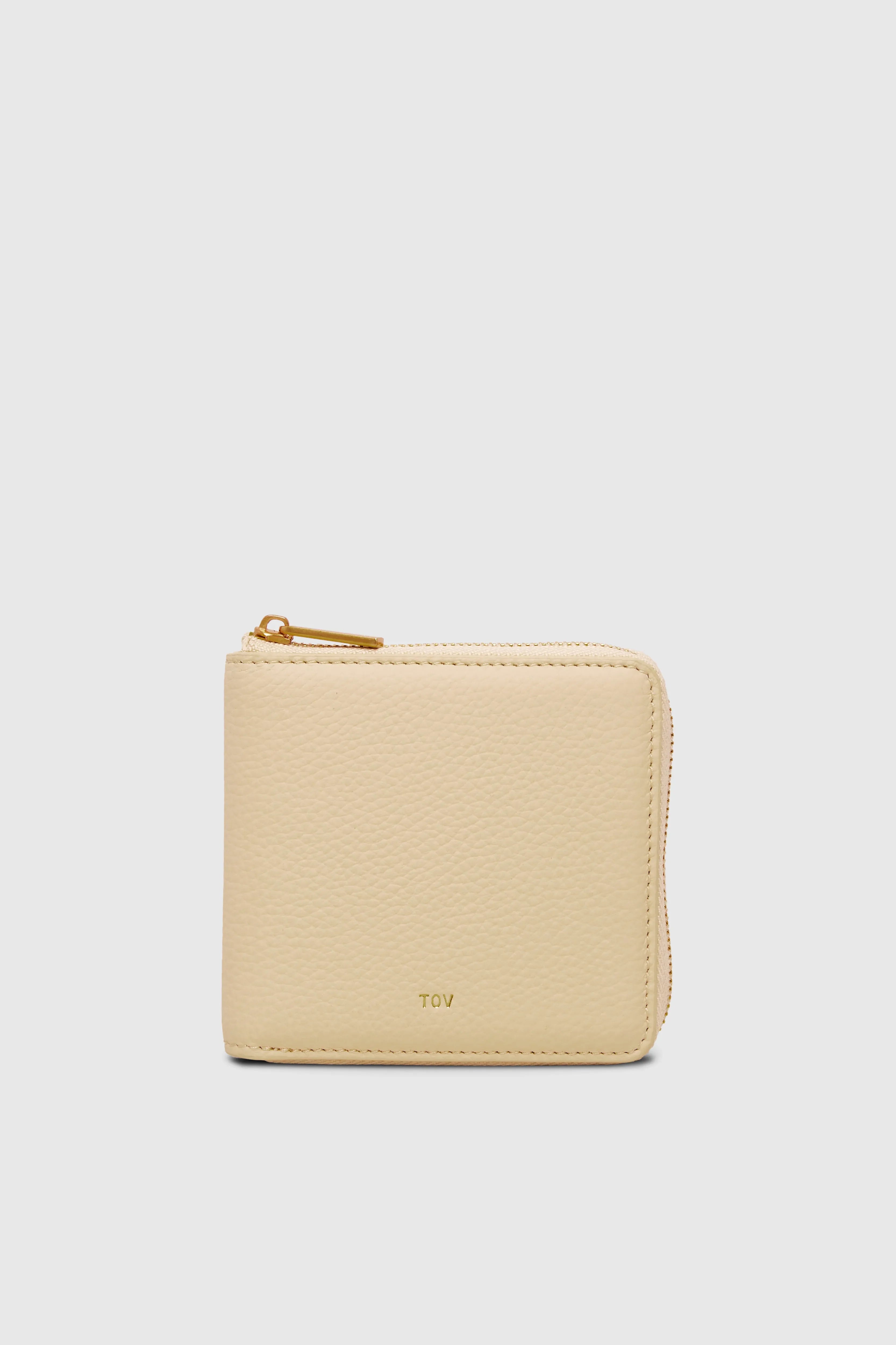 GRAIN LEATHER SQUARE WALLET