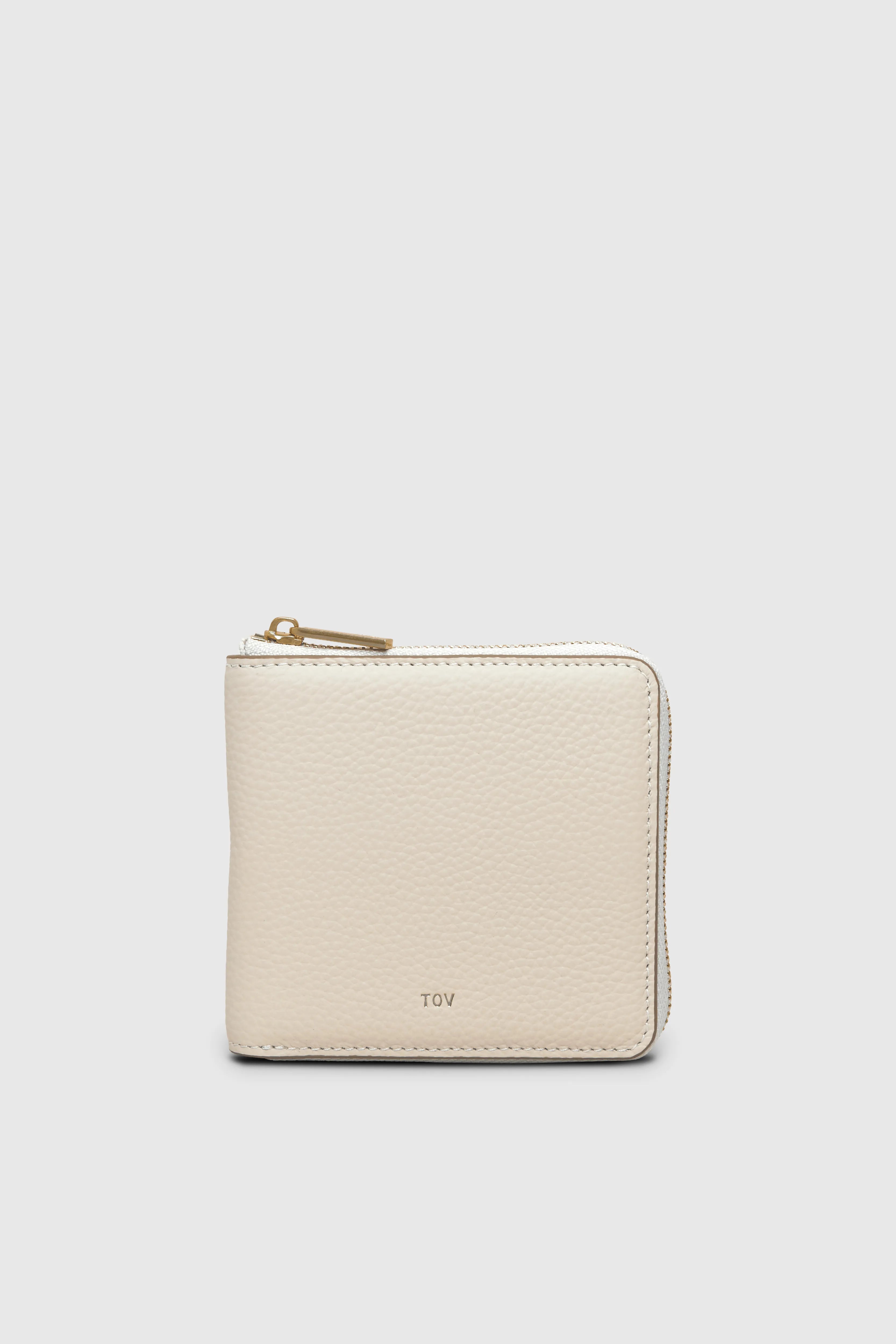 GRAIN LEATHER SQUARE WALLET