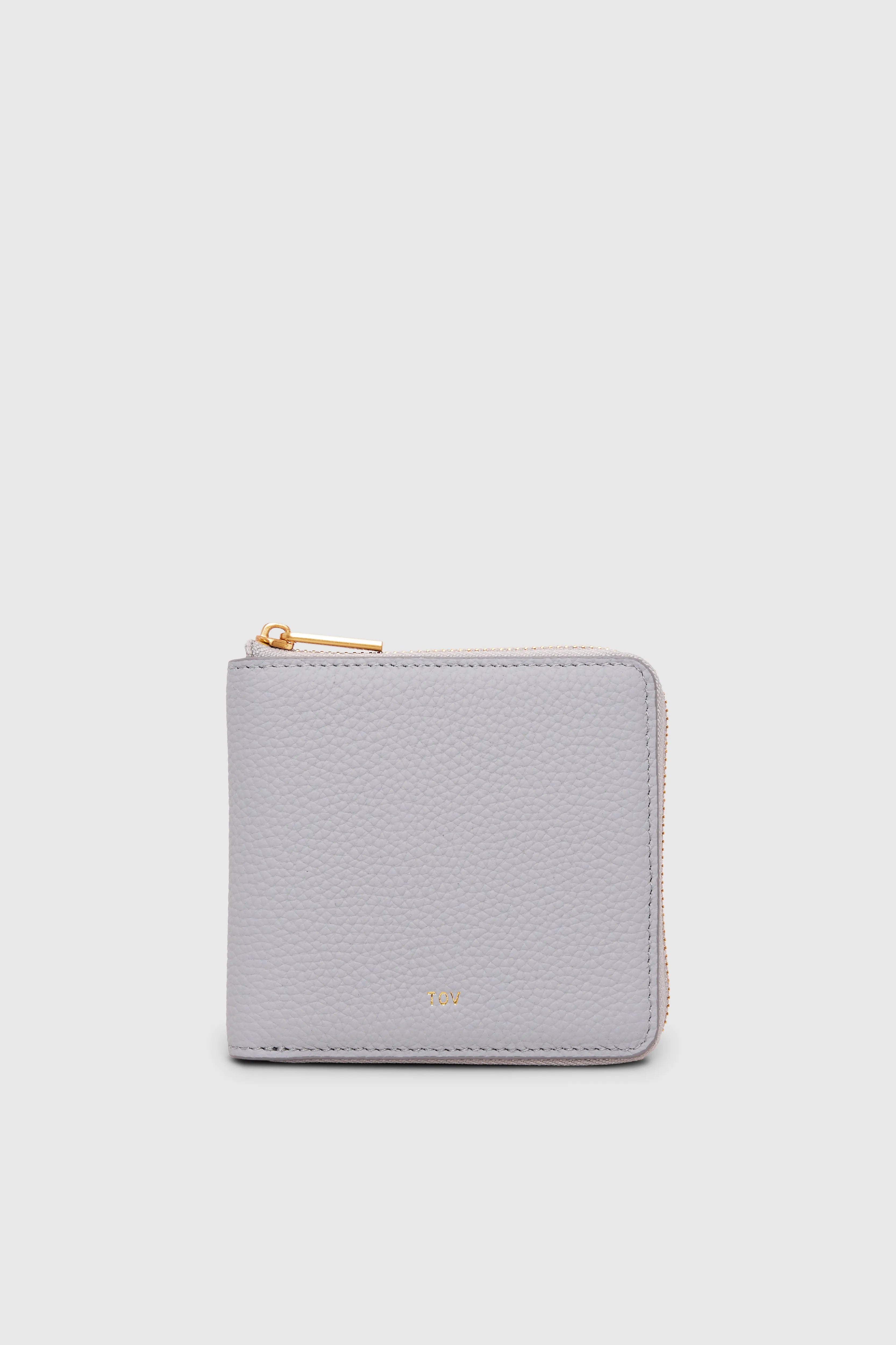 GRAIN LEATHER SQUARE WALLET