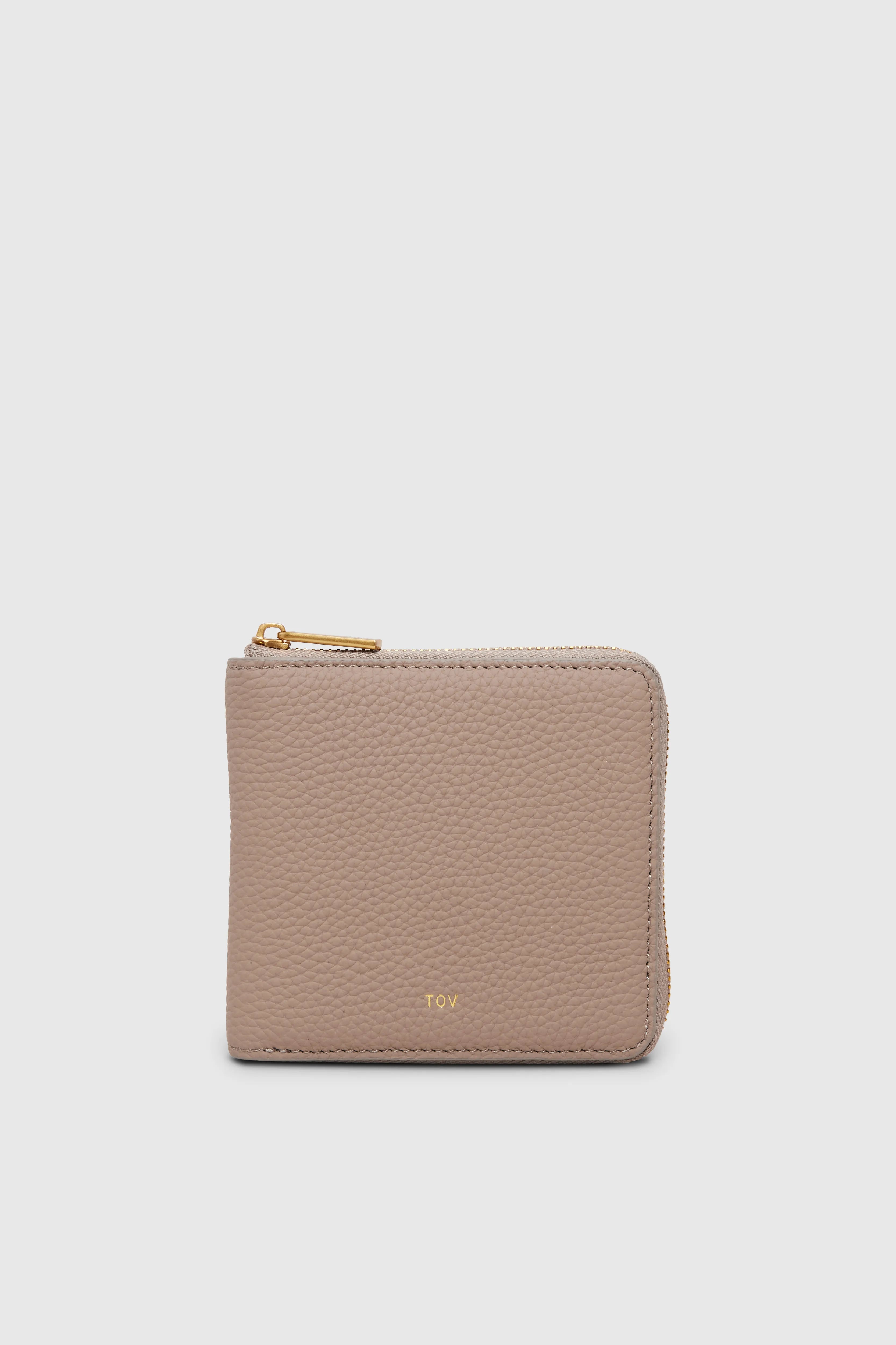 GRAIN LEATHER SQUARE WALLET
