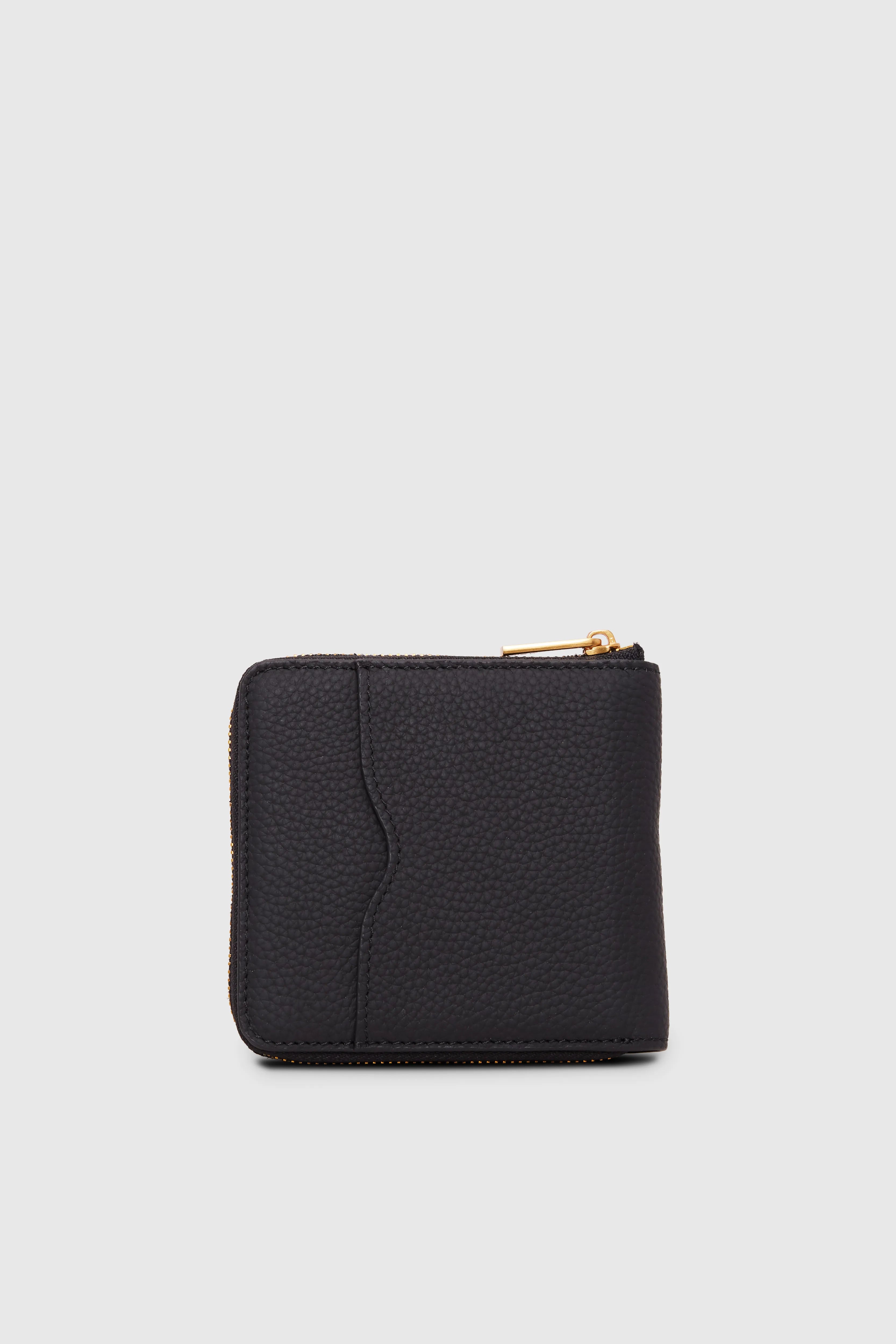 GRAIN LEATHER SQUARE WALLET