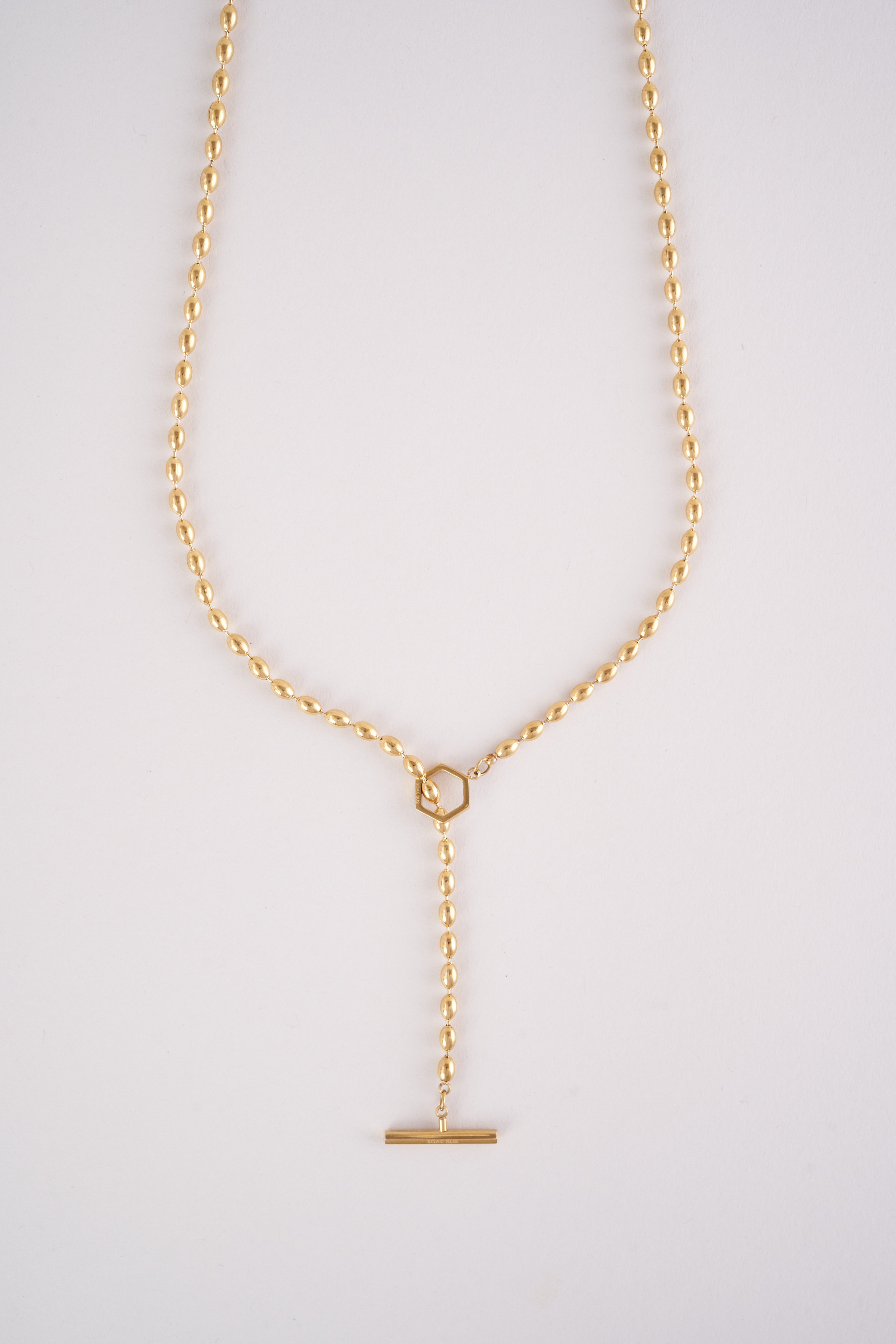 Drop Chain Long Necklace