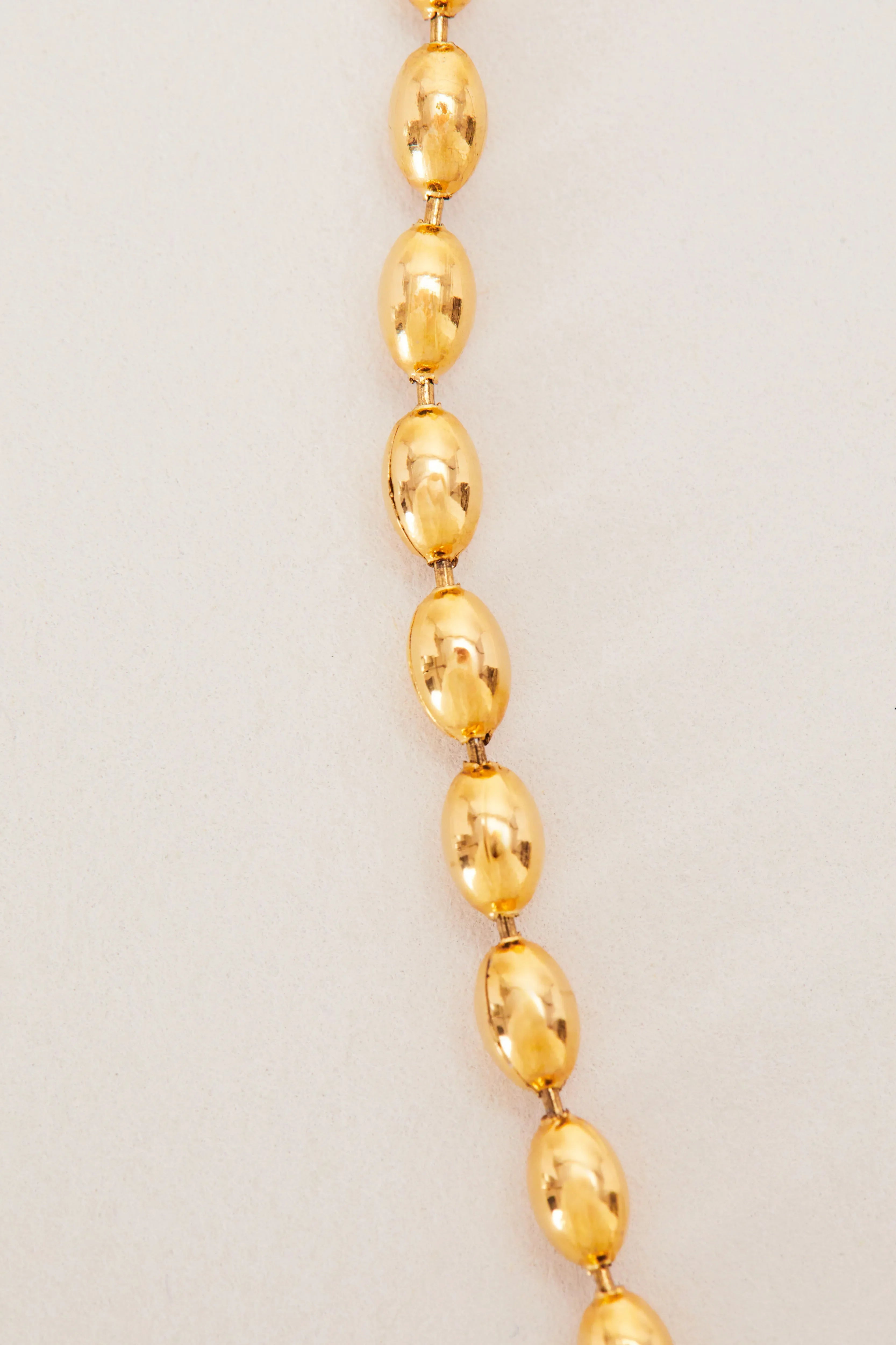 Drop Chain Long Necklace