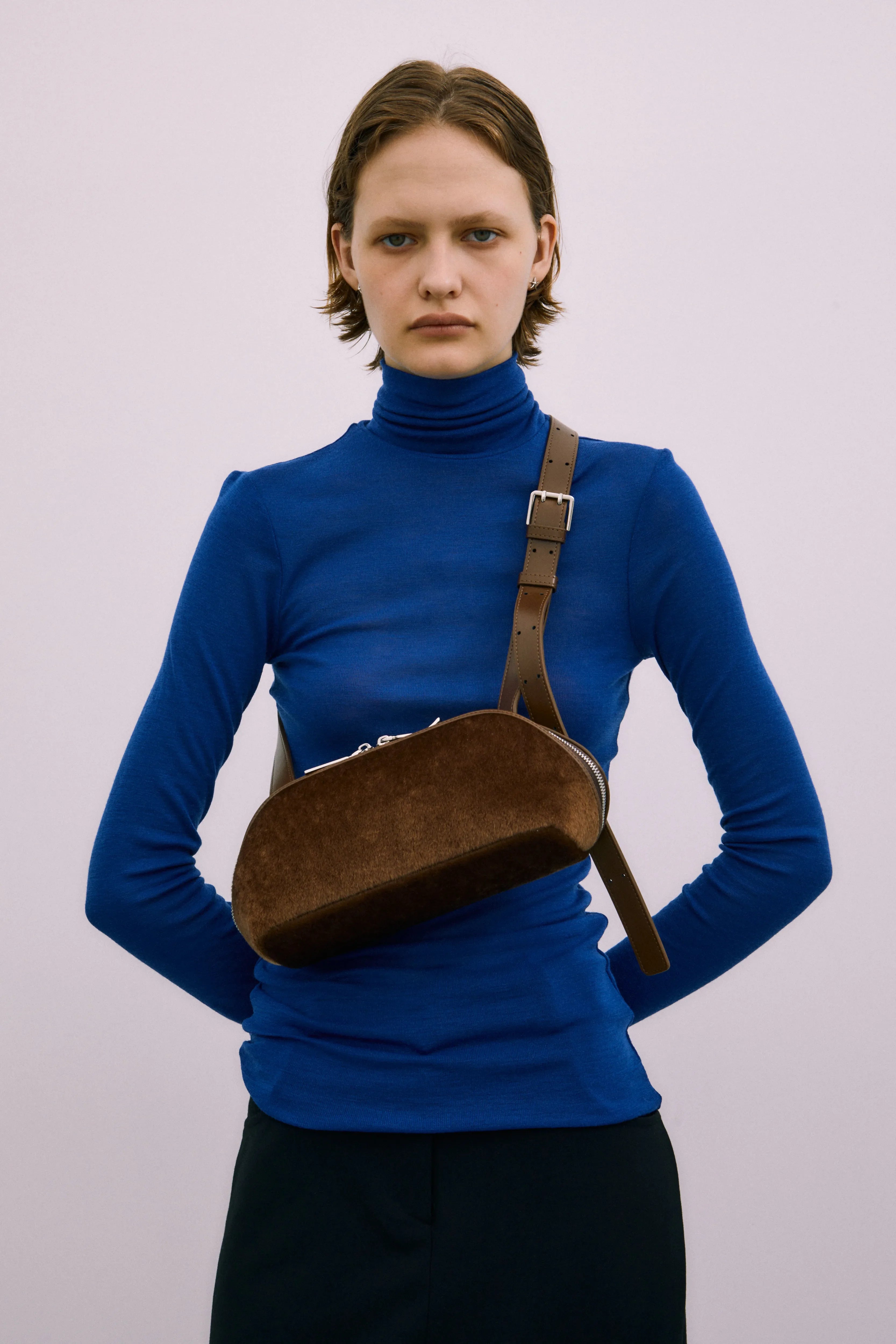 FIGRE BODYBAG HAIR CALF