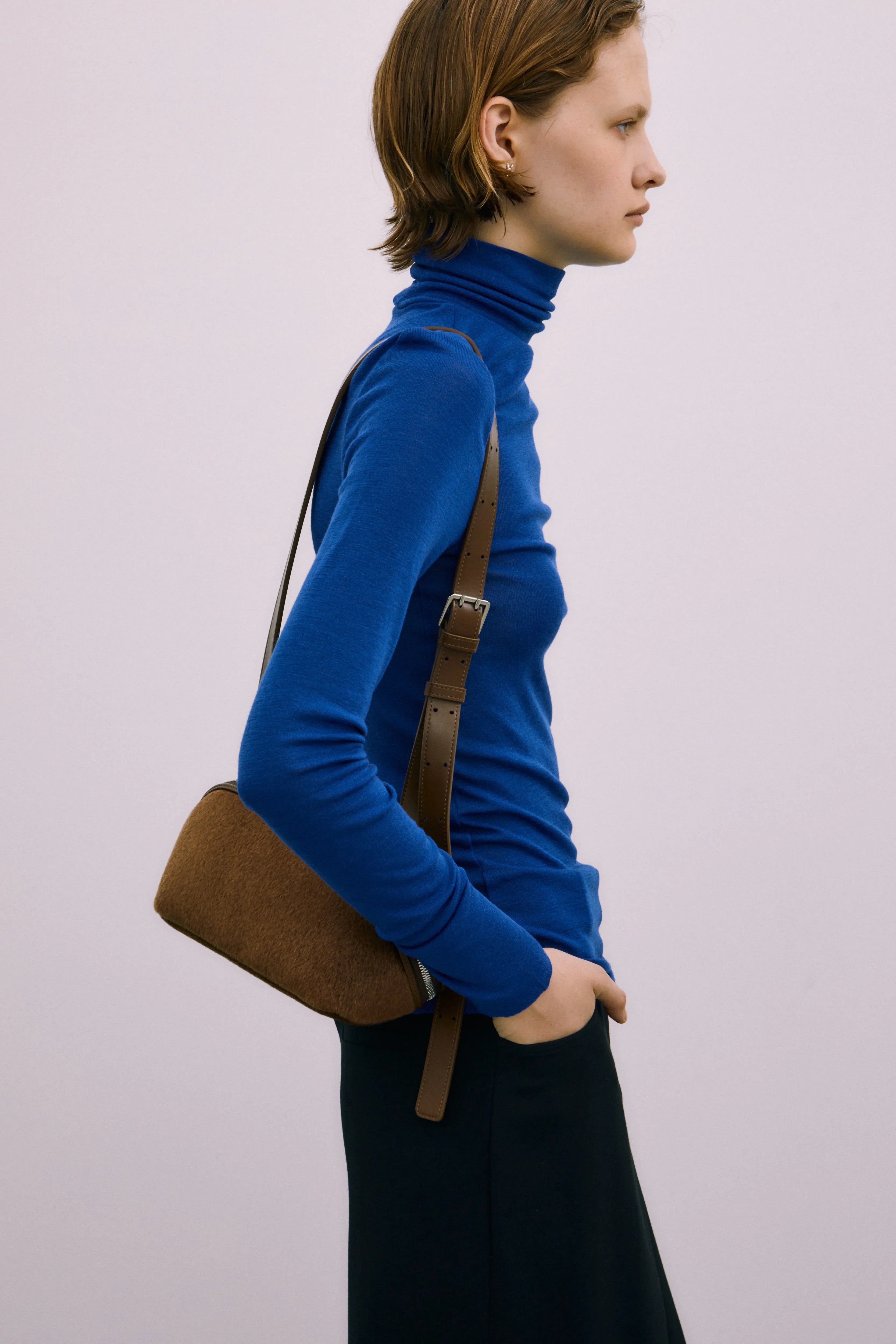 FIGRE BODYBAG HAIR CALF