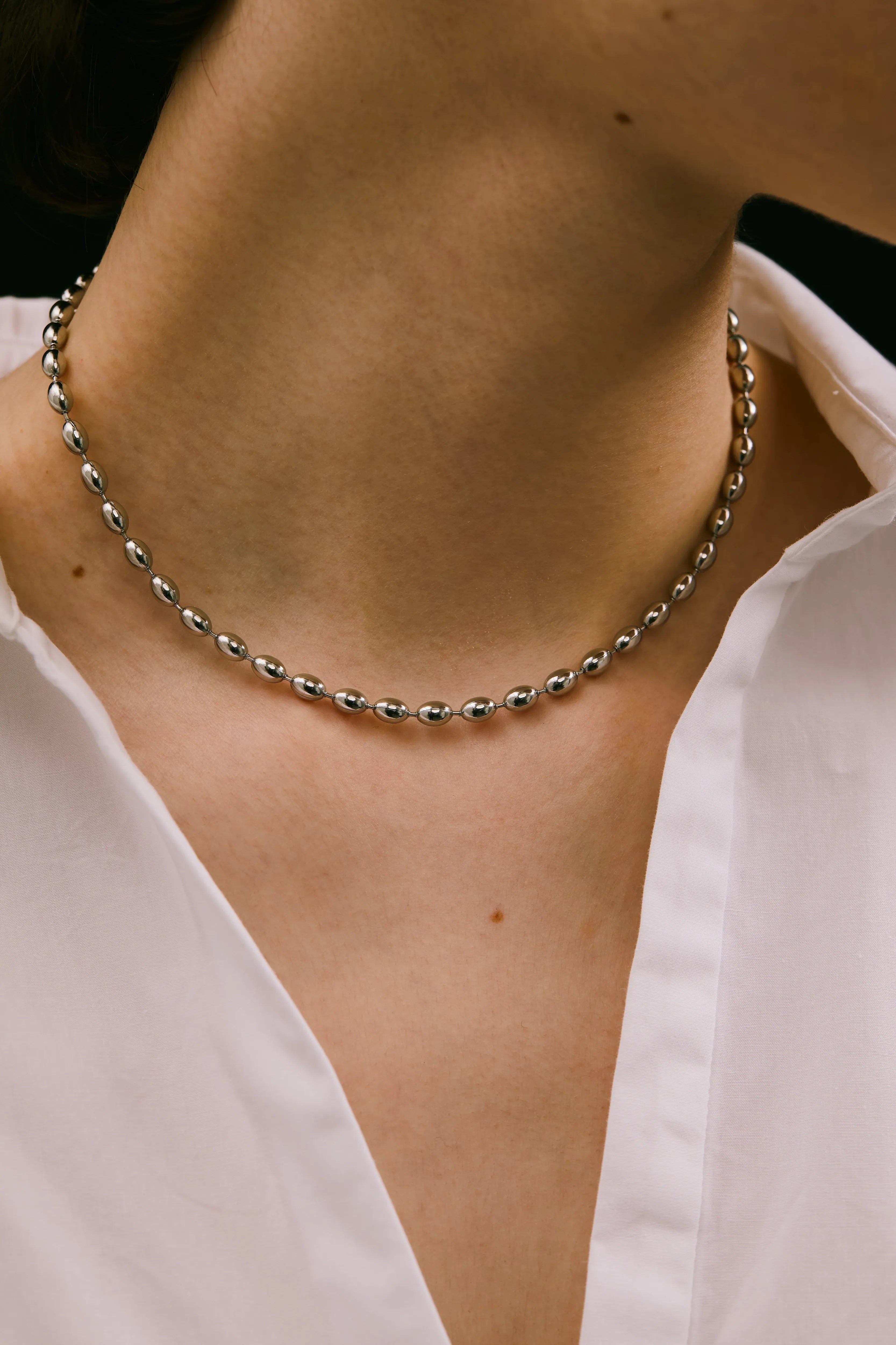 Drop Chain Short Necklace