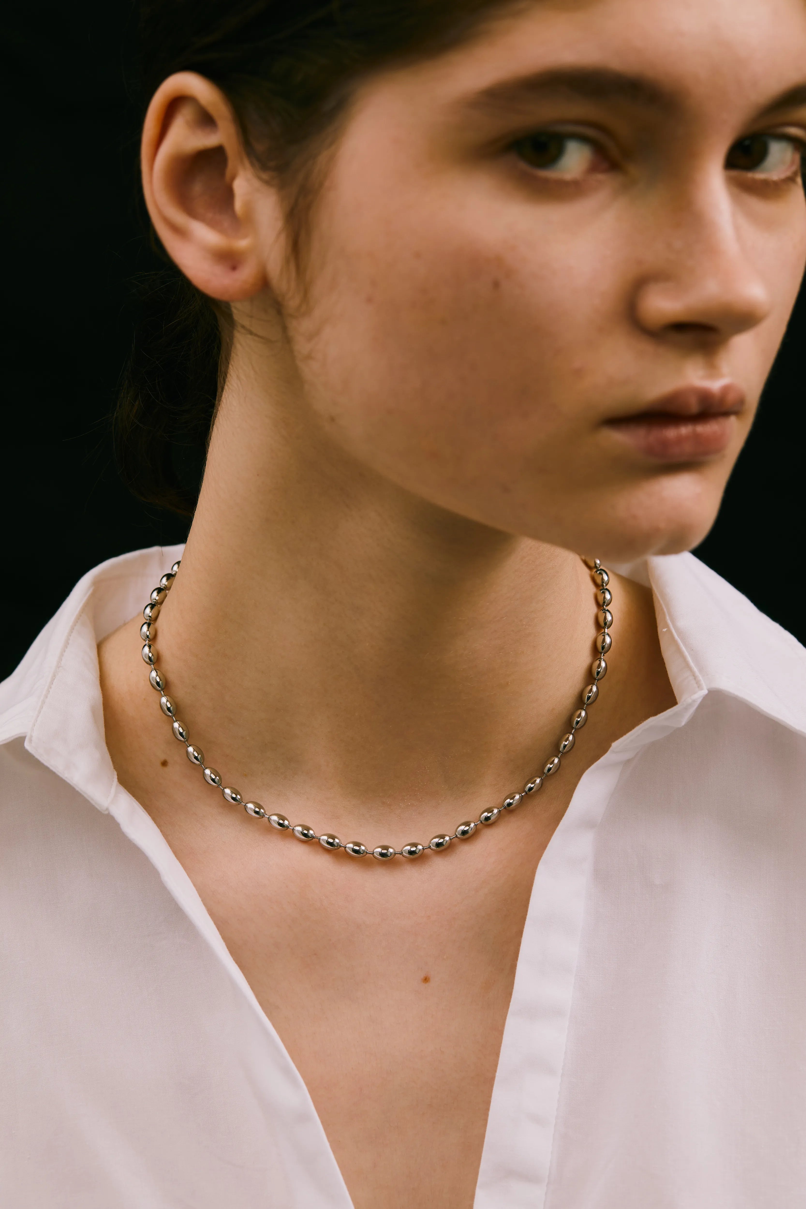 Drop Chain Short Necklace