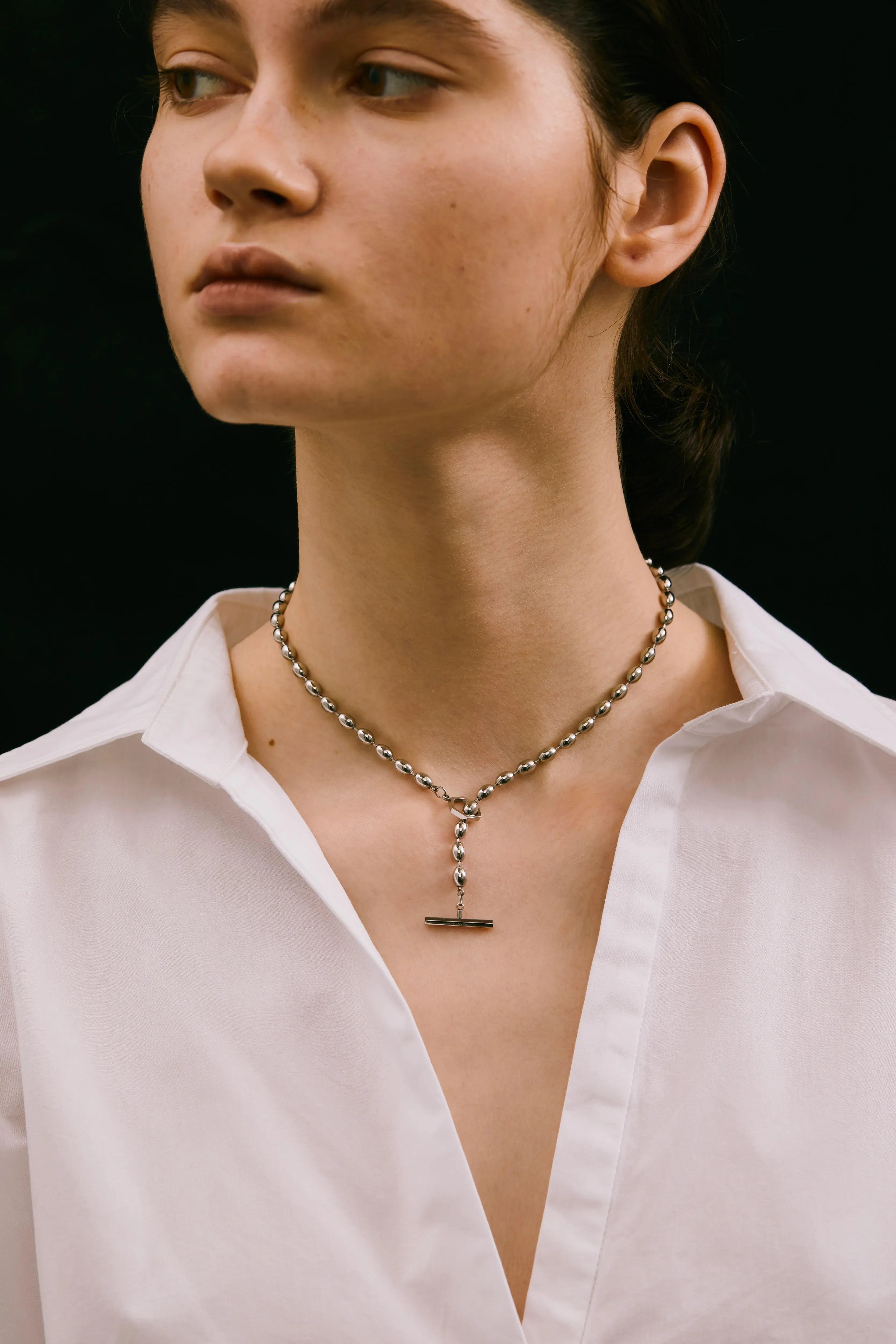 Drop Chain Short Necklace