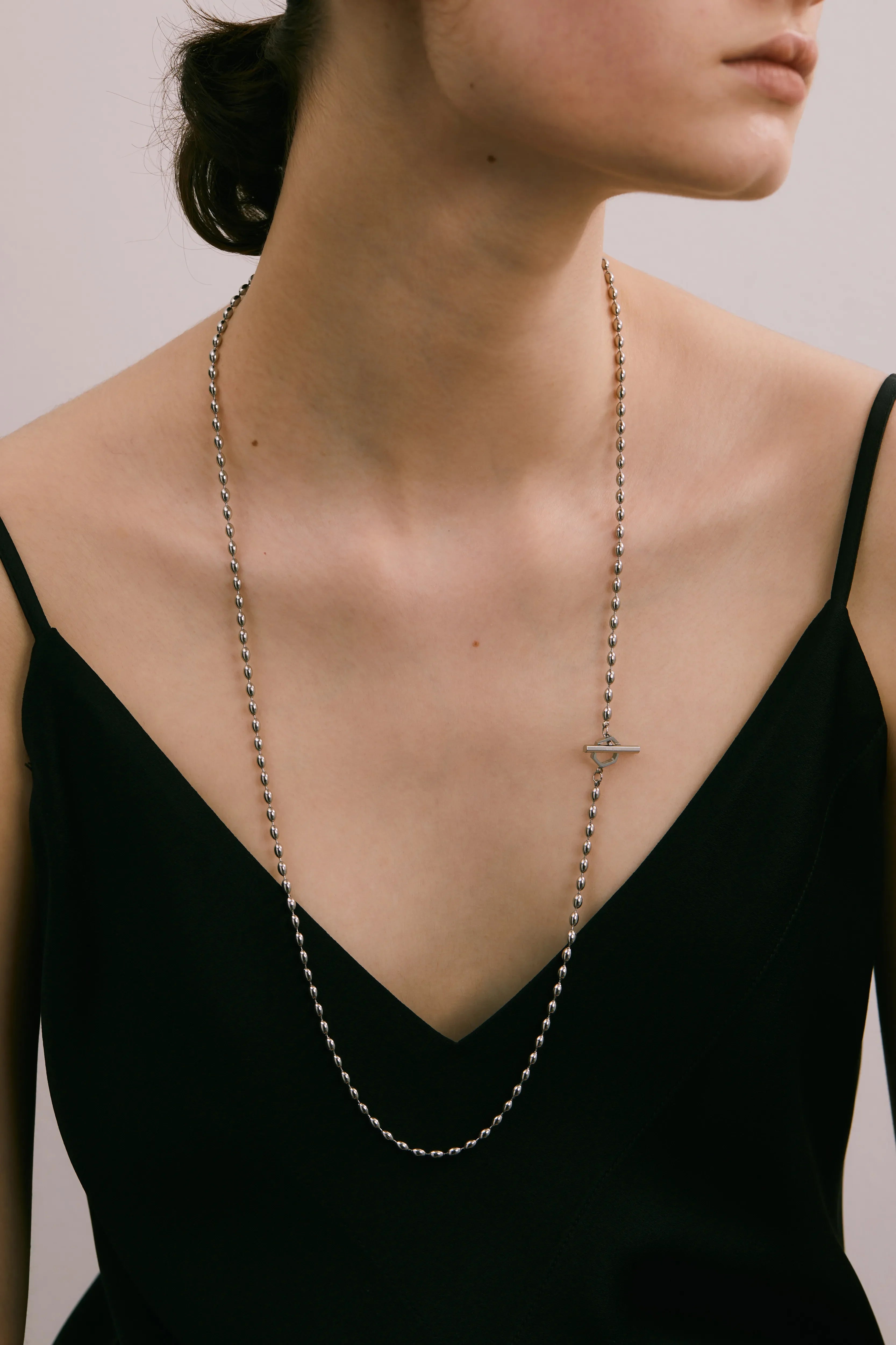 Drop Chain Long Necklace