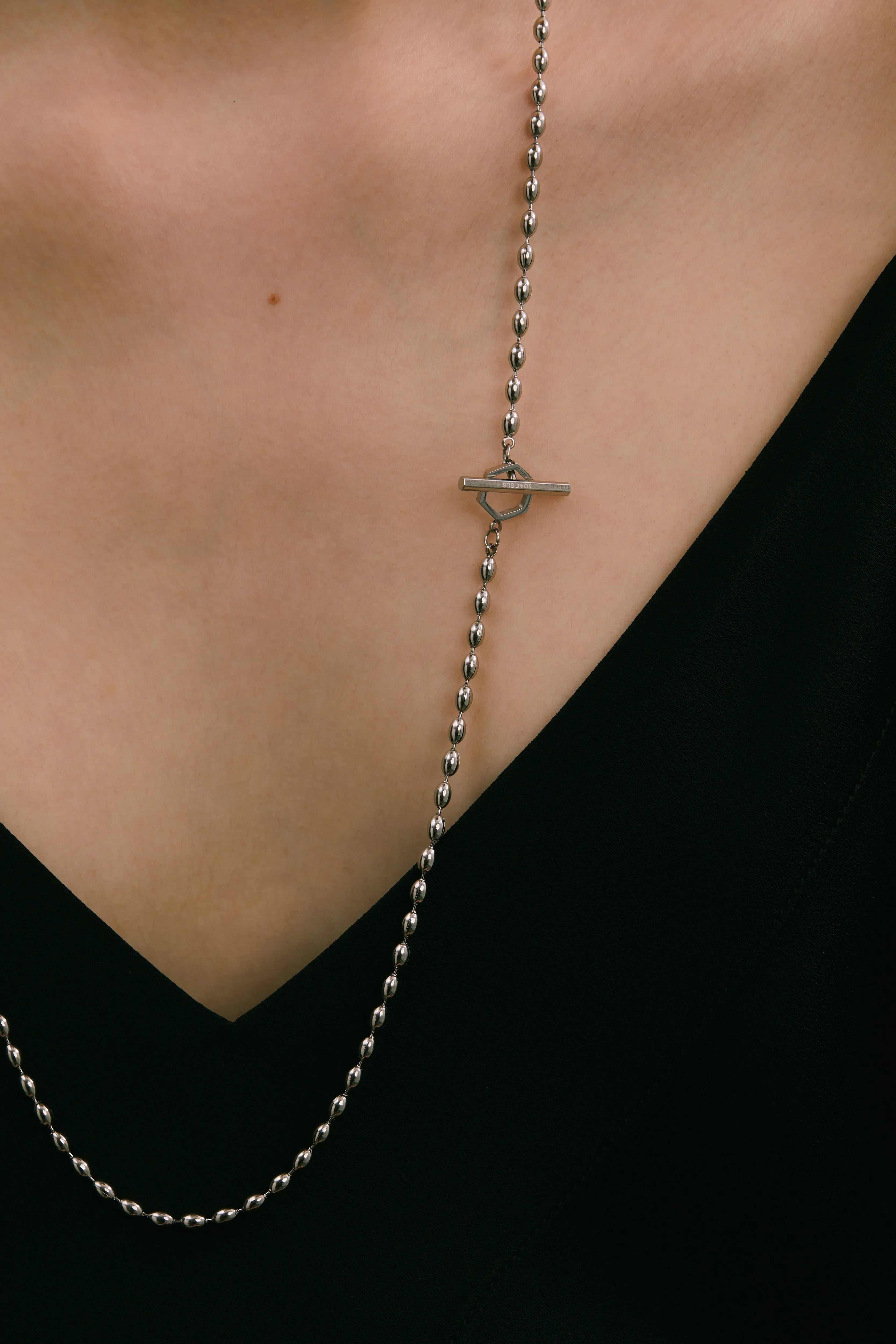 Drop Chain Long Necklace