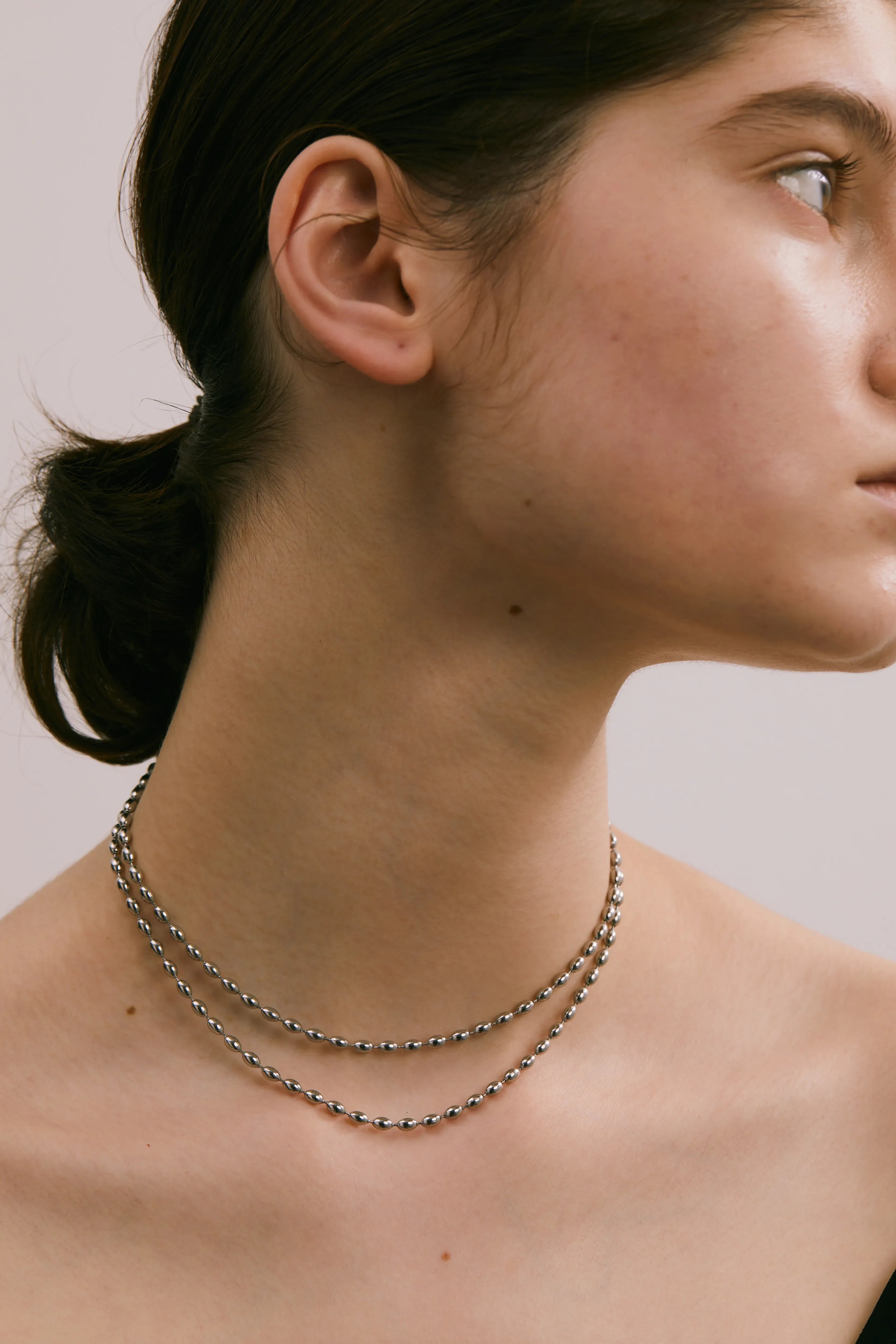 Drop Chain Long Necklace