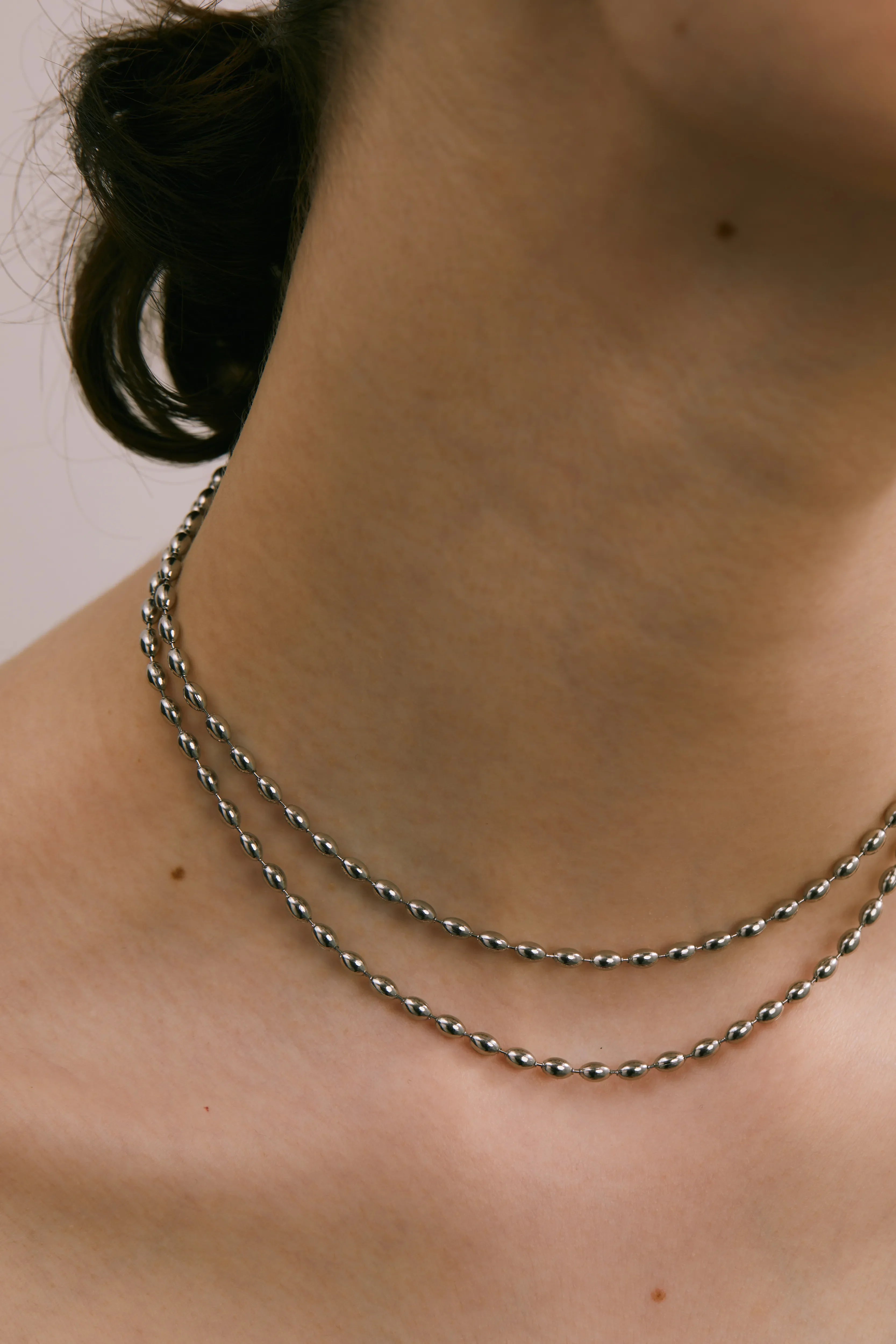 Drop Chain Long Necklace