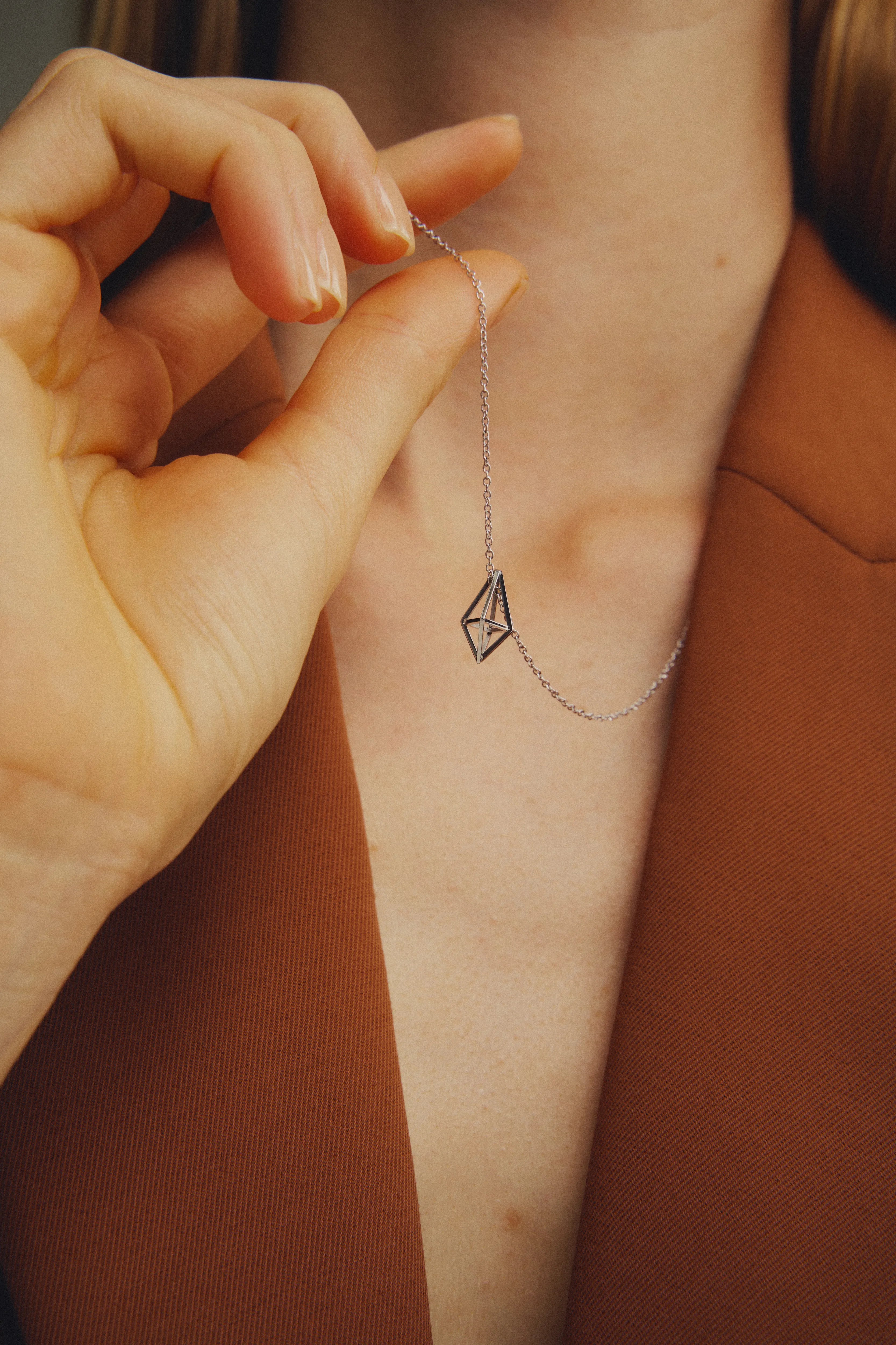Line Drop Necklace