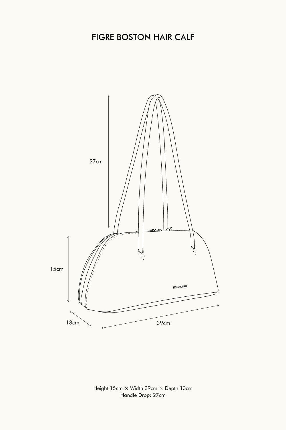 FIGRE BOSTON HAIR CALF