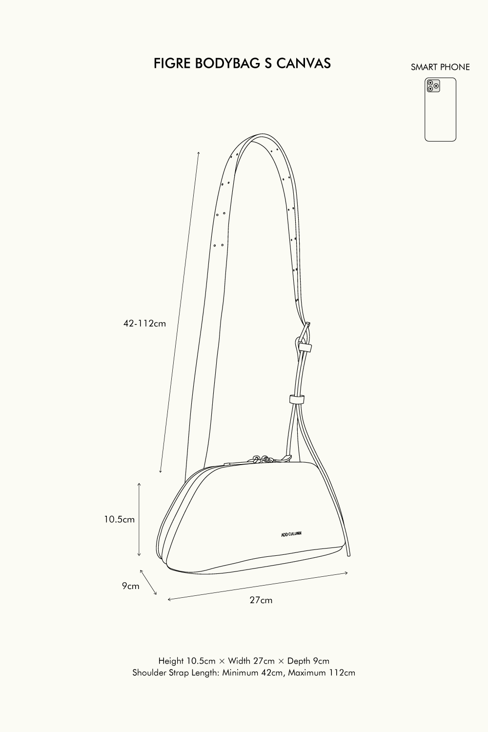 FIGRE BODYBAG S CANVAS
