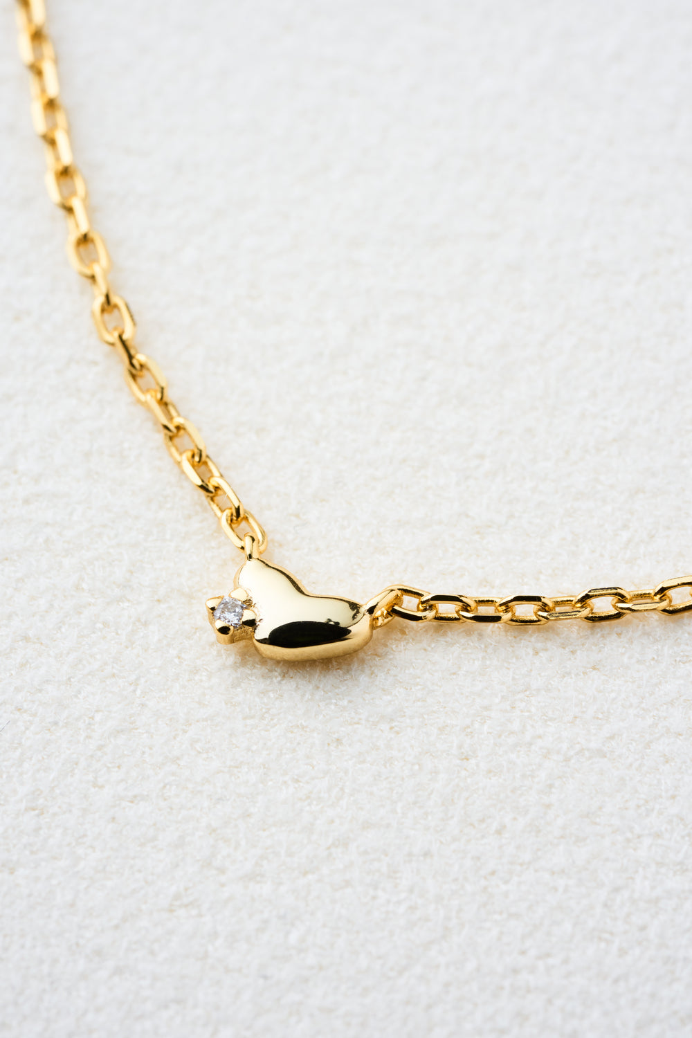 TINY HEART DIAMOND NECKLACE