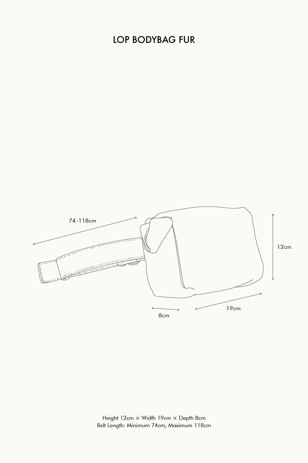 LOP BODYBAG FUR