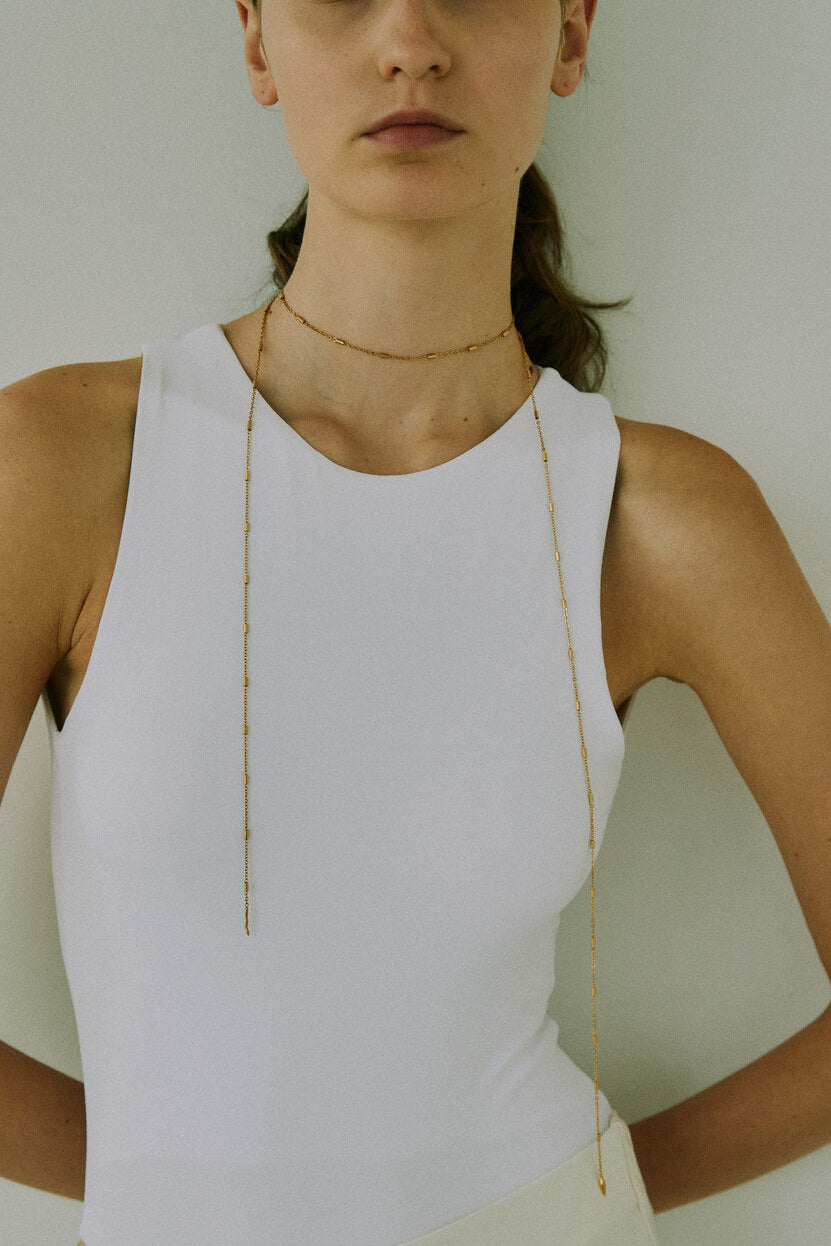 Drop Roll Necklace