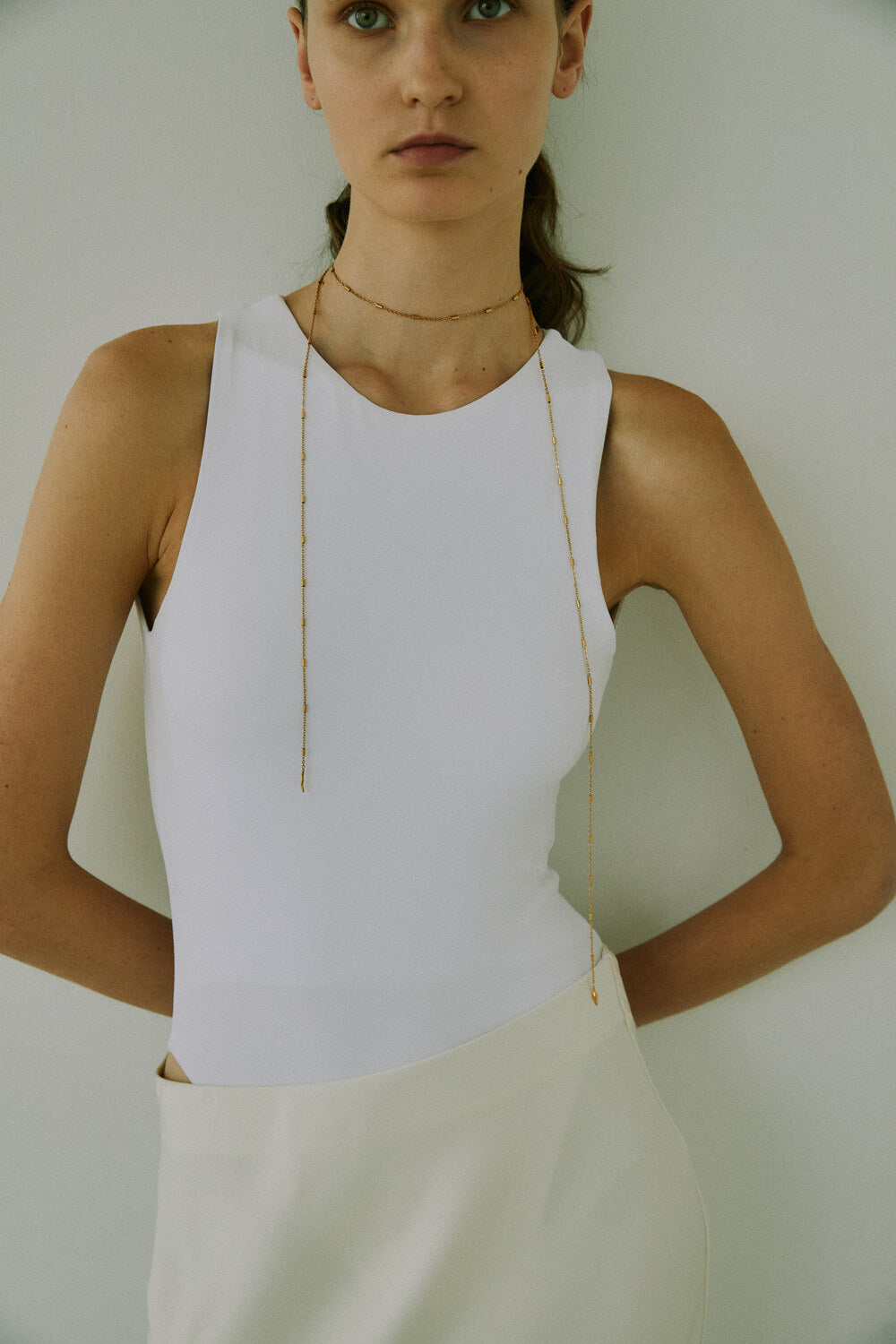 Drop Roll Necklace