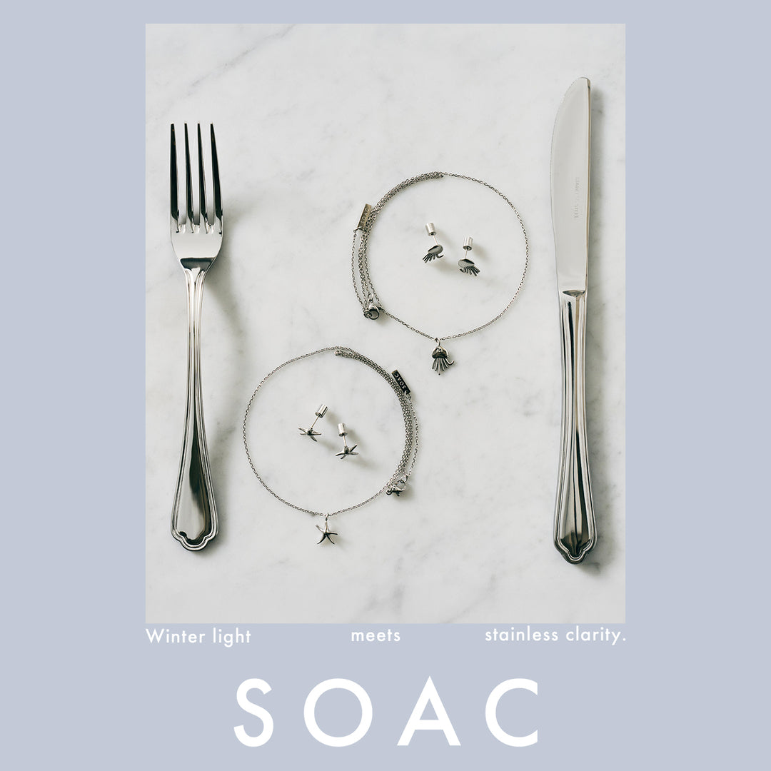 SOAC 25AW Winter light meets stainless clarity
