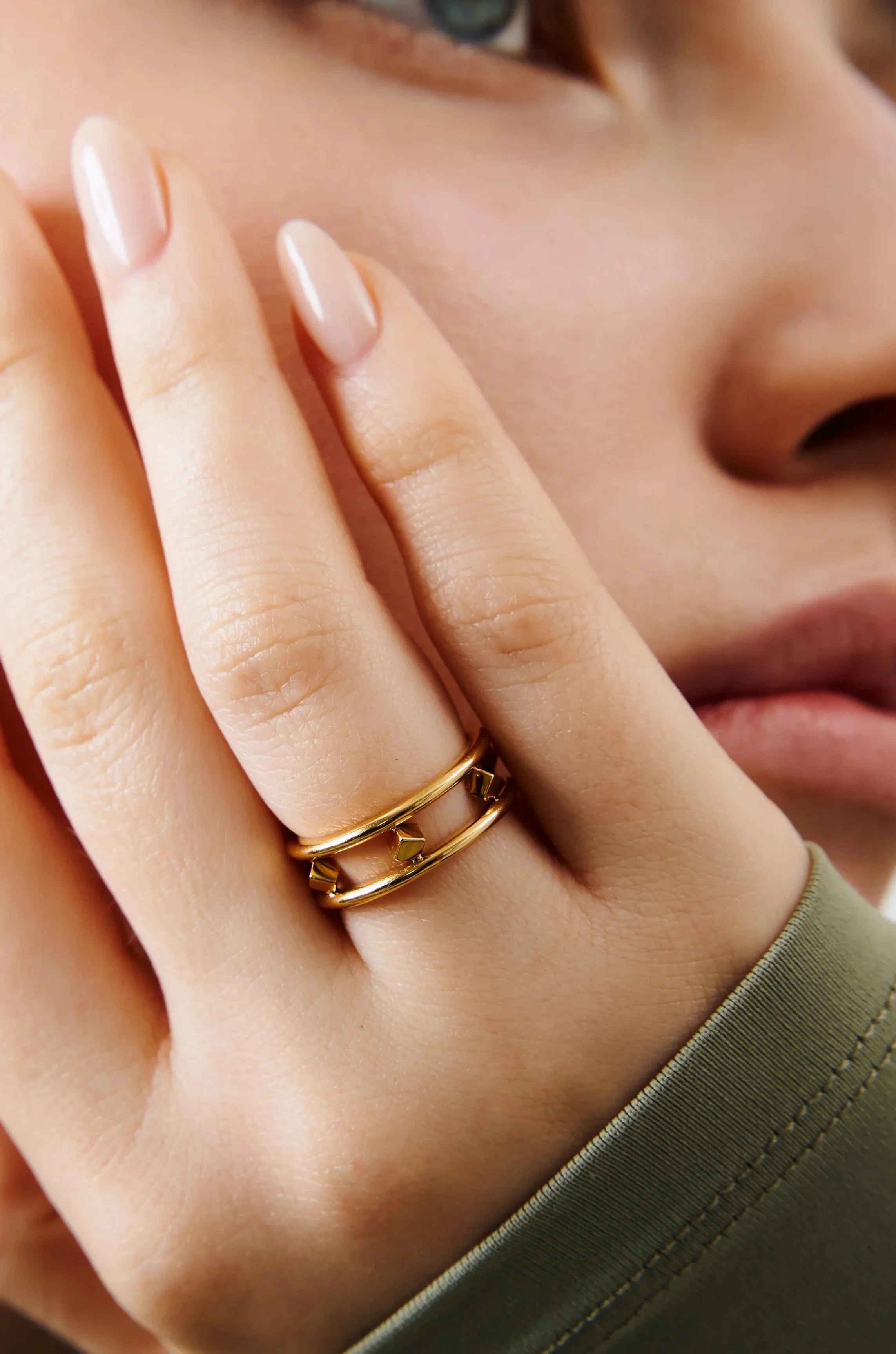 CUBE LINE RING