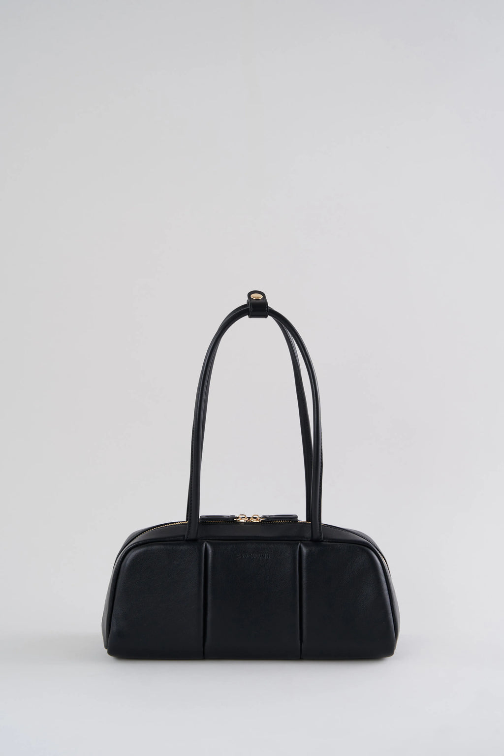 アドカラムPUFF THERR BOSTONブラックハンドバッグ　美品 アドカラムPUFF THERR BOSTONブラックハンドバッグ 美品 - メルカリ
