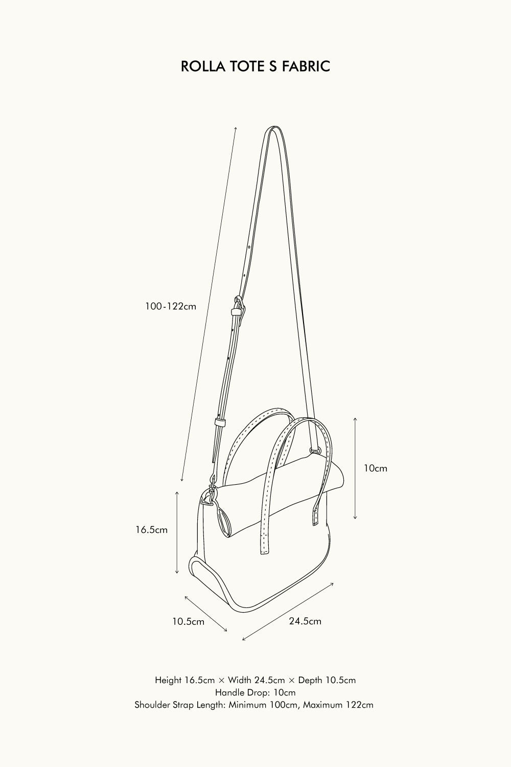 【先行予約】ROLLA TOTE S FABRIC