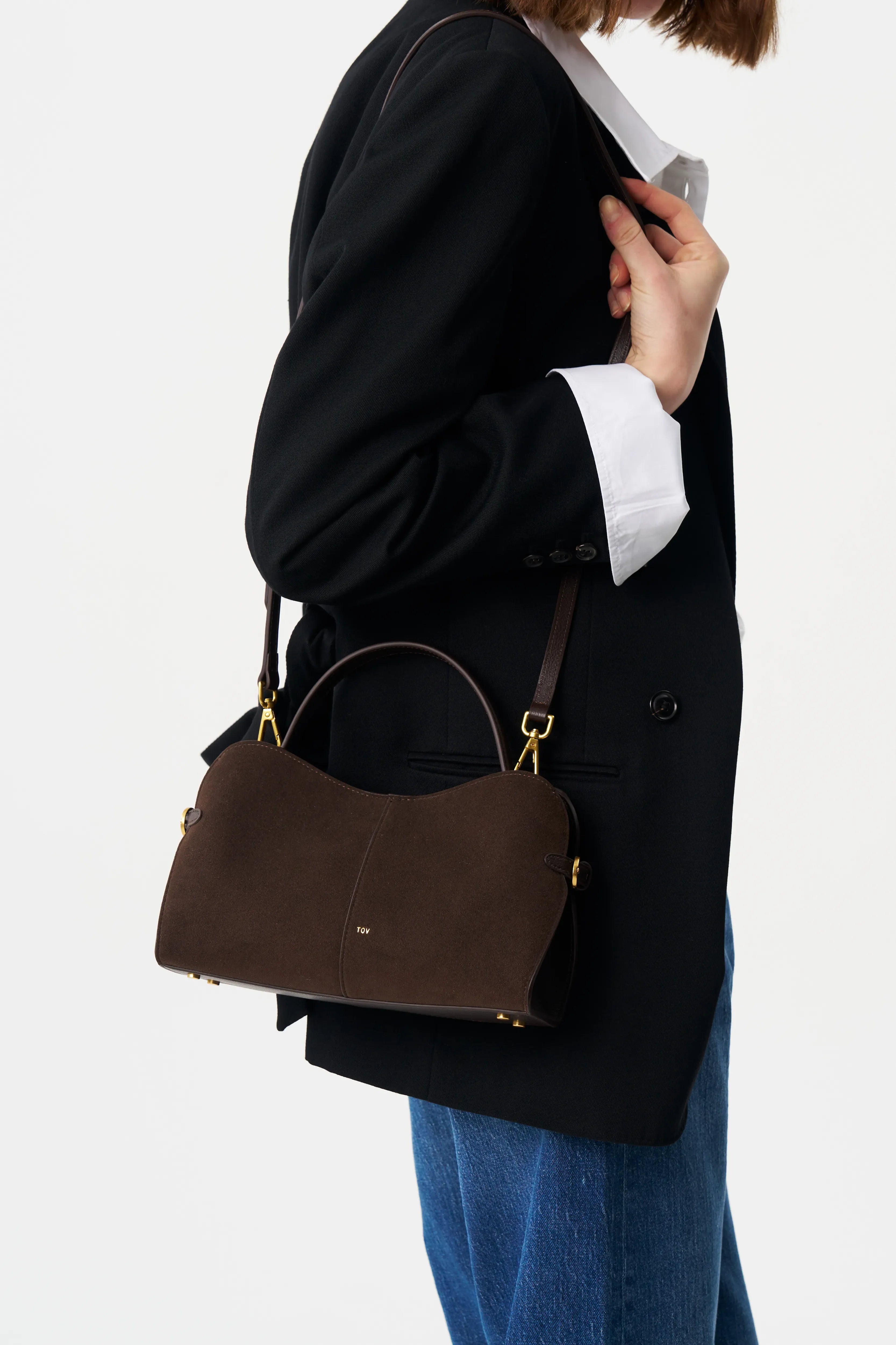 RIEN OBLONG MINI SUEDE