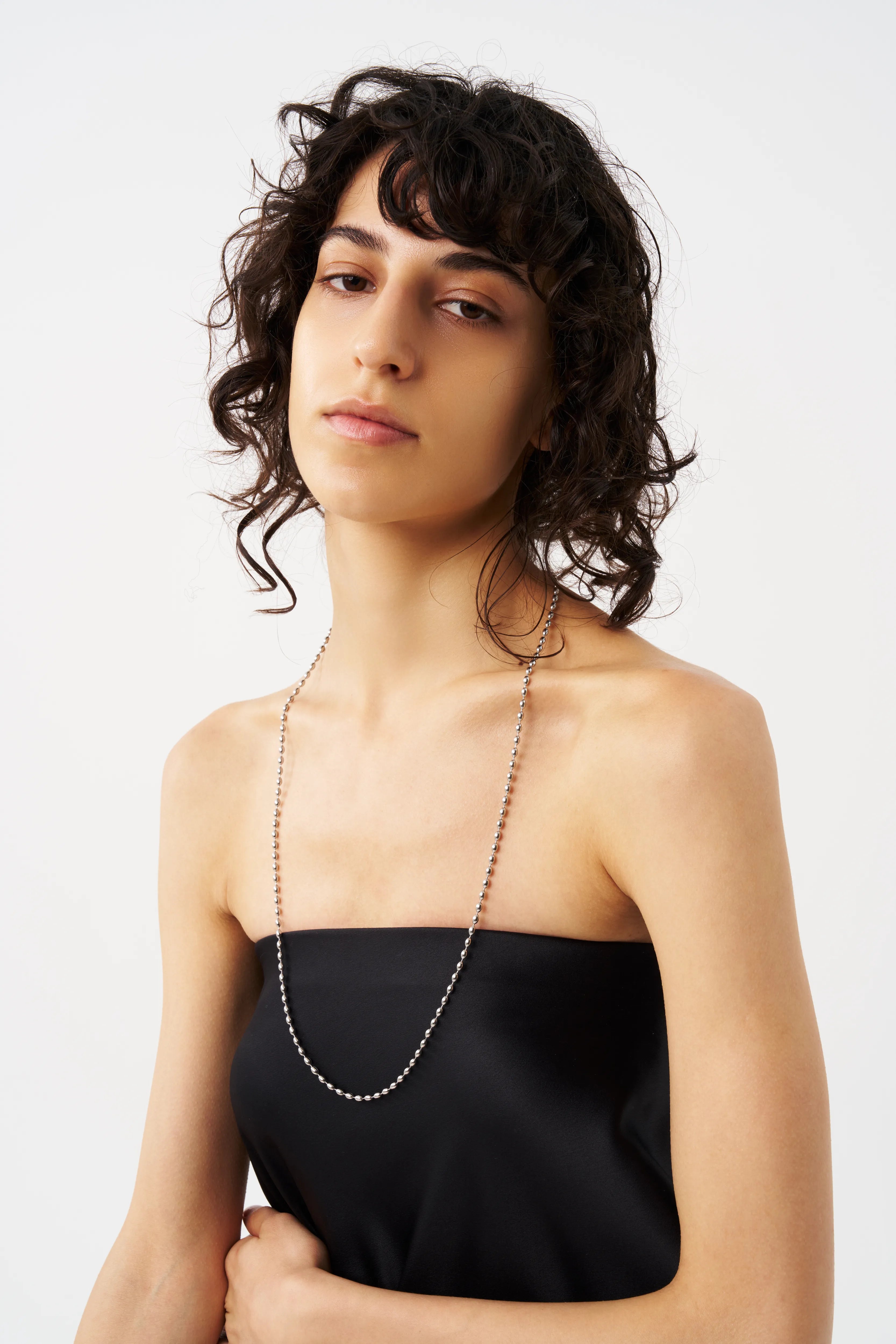 Drop Chain Long Necklace