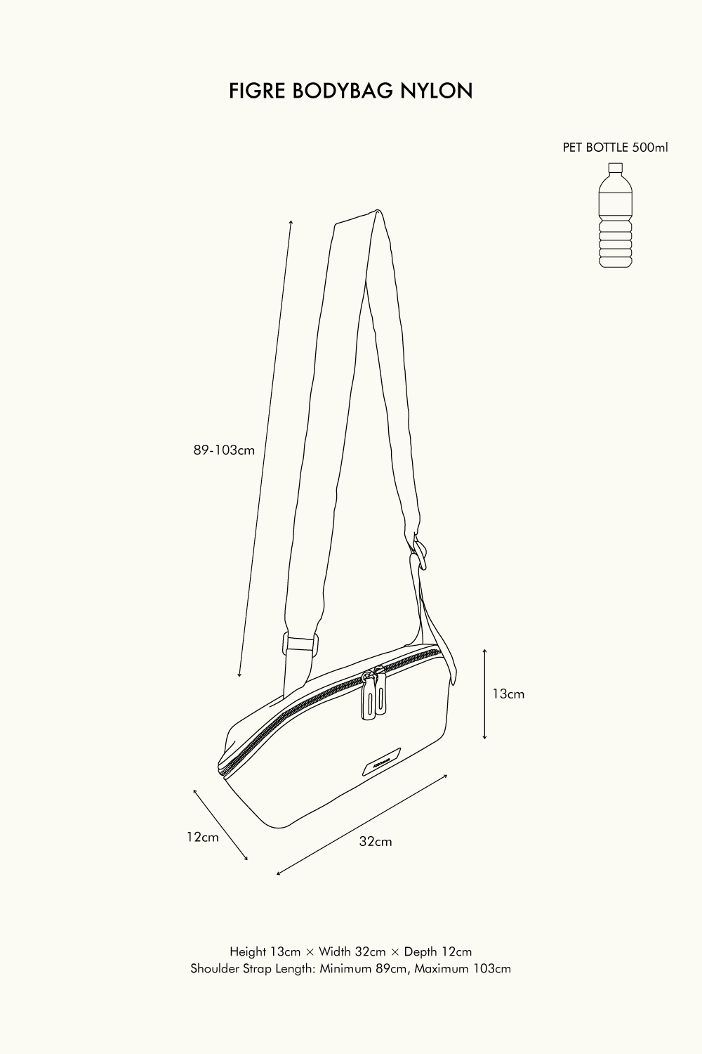 FIGRE BODYBAG NYLON