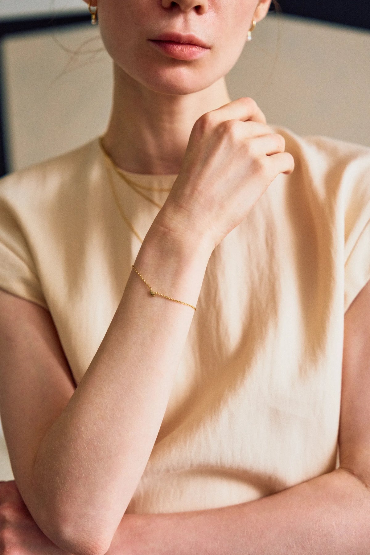 TINY HEART DIAMOND BRACELET